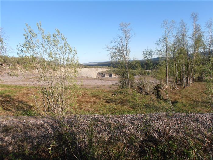 Kaptensgropen open pit at the Malmberget iron-ore mine